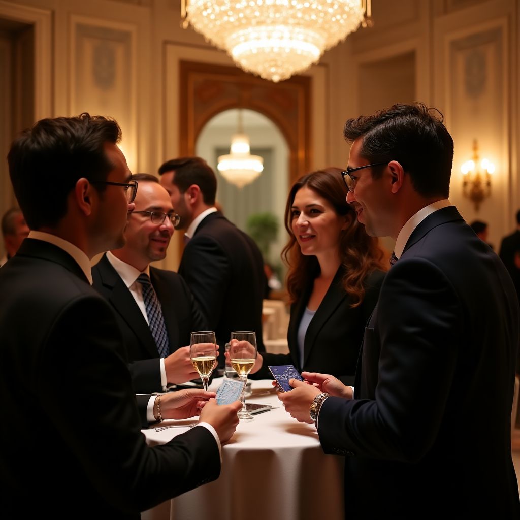 Evento de networking financiero